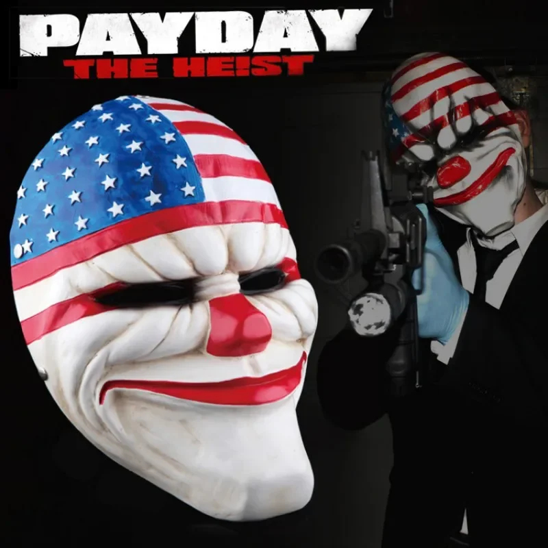 Party Games Steam Free - Máscara de PVC Pay Day 2