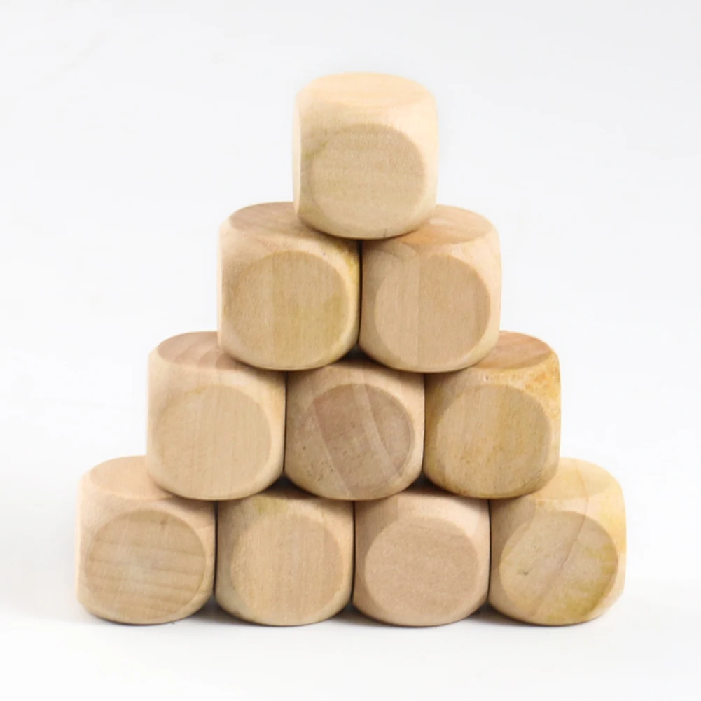 Party Games Gamecube - Dados de madera en blanco de