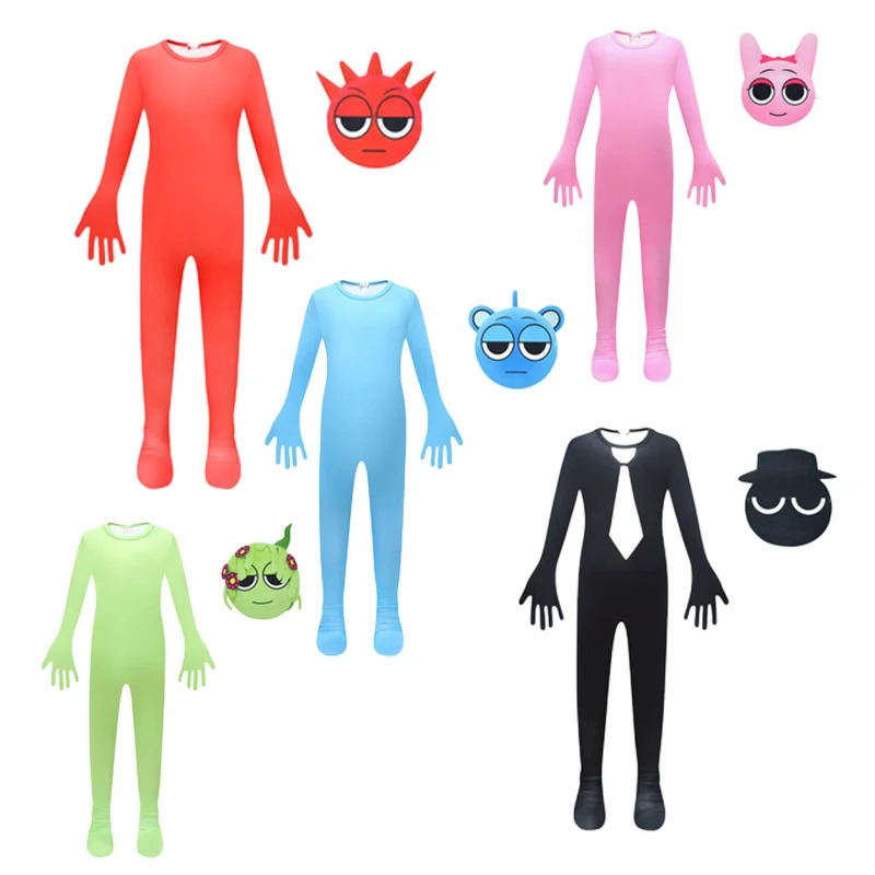 Party Games Youtube - Incredibox Sprunki Disfraz de Cosplay de