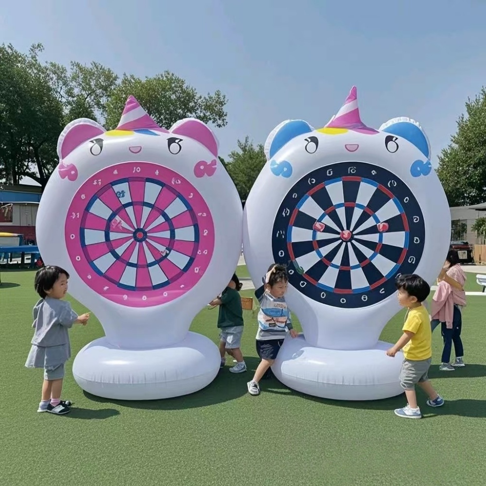 Party Games Easter For Kids - Juego de lanzamiento de unicornio inflable,