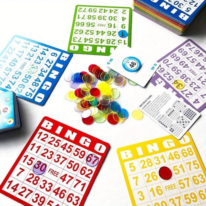 Party Games Bingo - Tarjetas de Bingo no repetitivas, juego