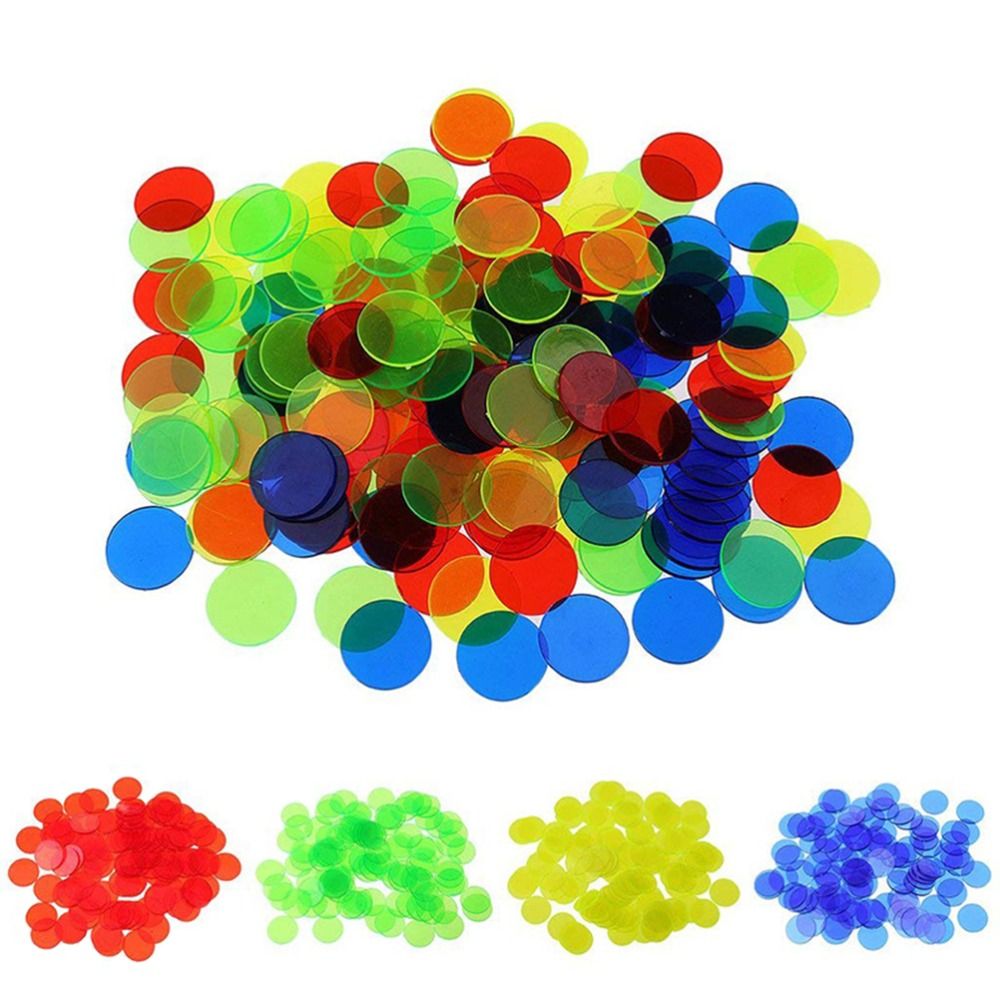 Party Games Bingo - 100 piezas de fichas de conteo
