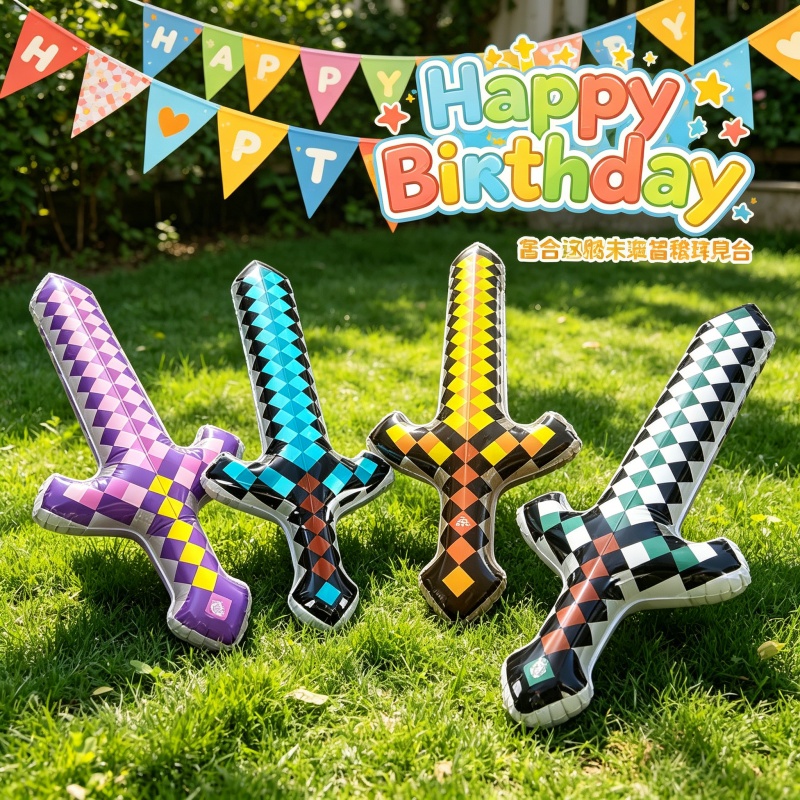 Party Games No Props - Adorno de Espada Dorada con Piedras