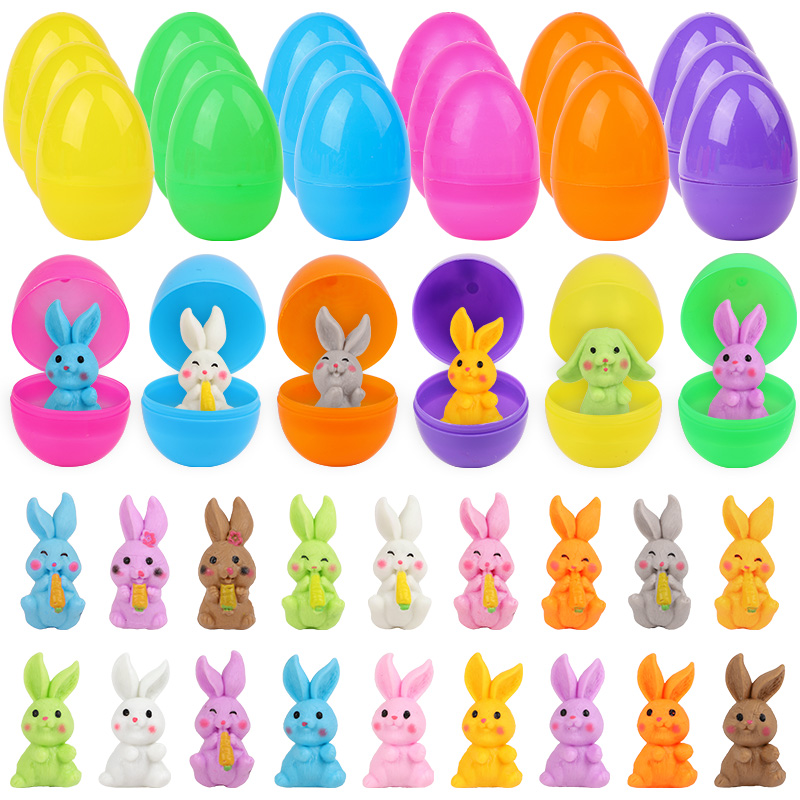 24 piezas de huevos de Pascua  - Party Games Easter reseña y precio