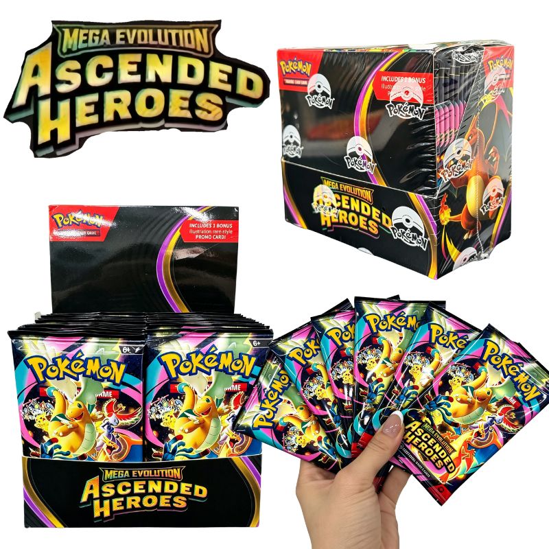 360PCS English Pakemon Mega Ev - Party Games Box reseña y precio
