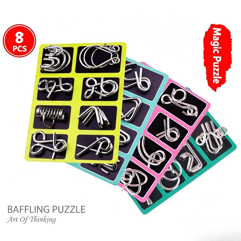 Juego de 8 Rompecabezas Metáli - Party Games Board Game reseña y precio