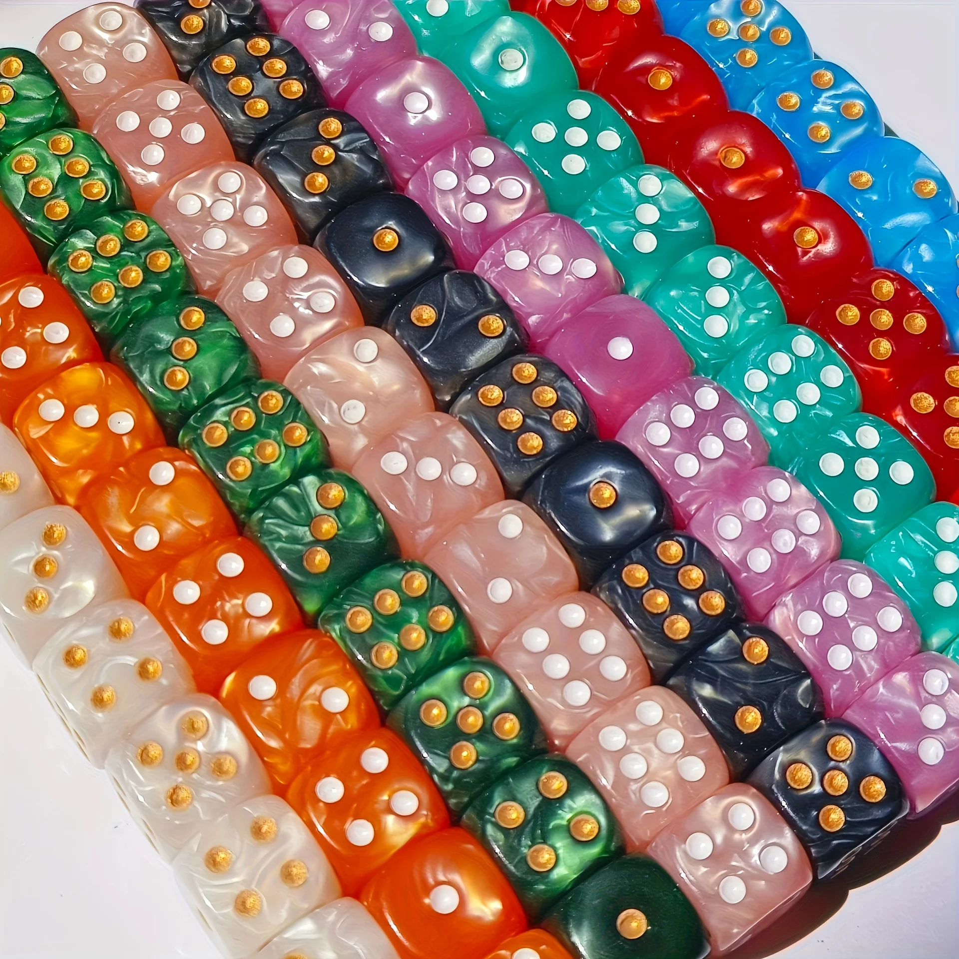 10 dados D6 de 12 mm con diseñ - Party Games Board Game reseña y precio