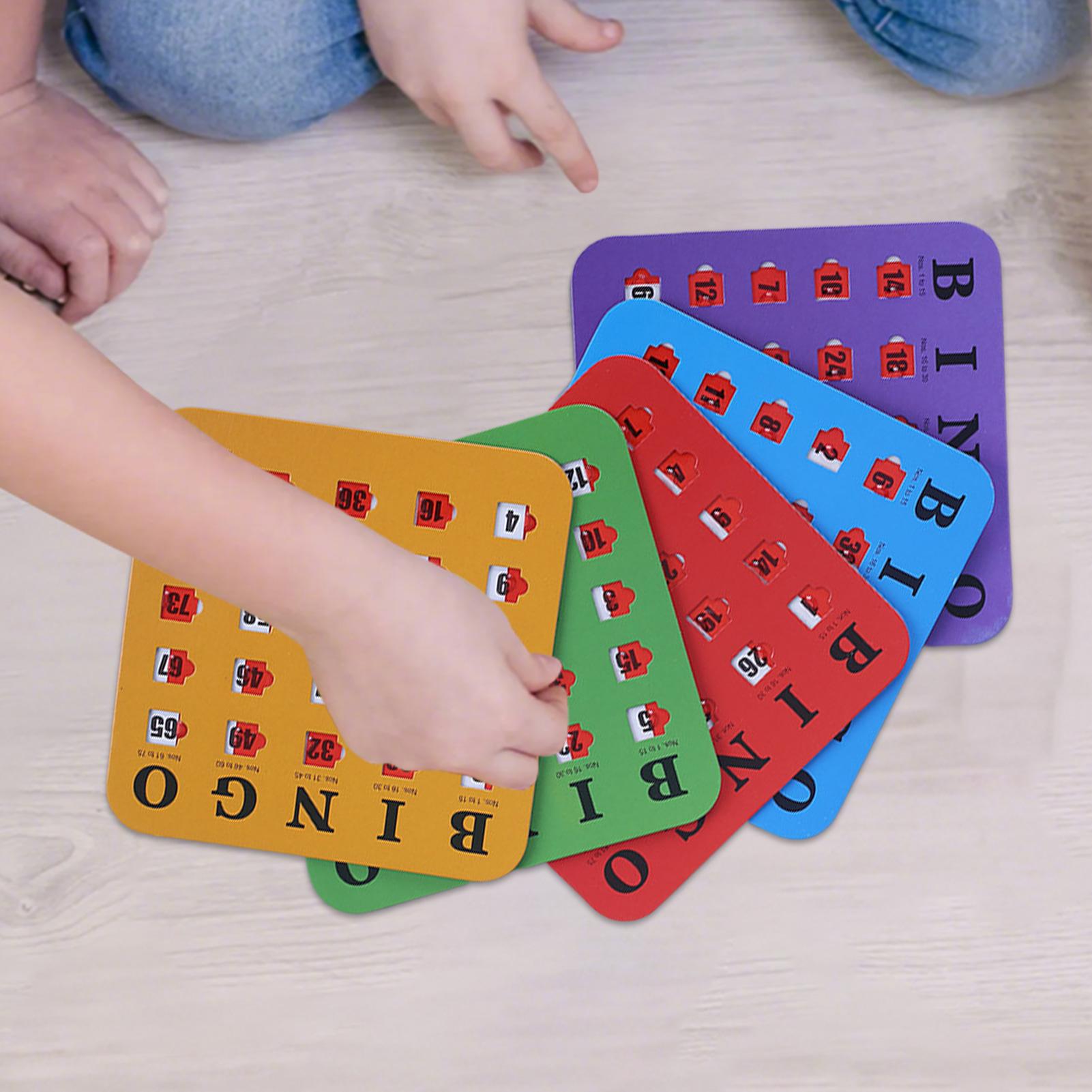 5 tarjetas de juego de bingo d - Party Games Bingo reseña y precio