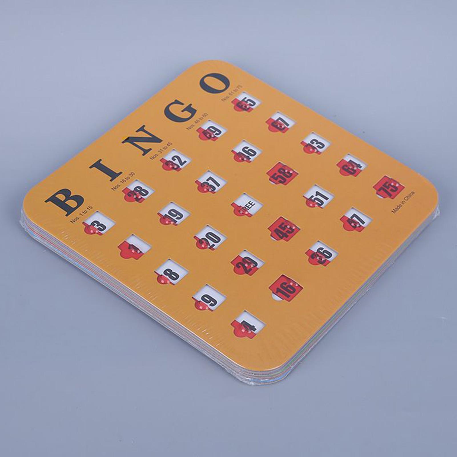 5 tarjetas de juego de bingo d - Party Games Bingo reseña y precio