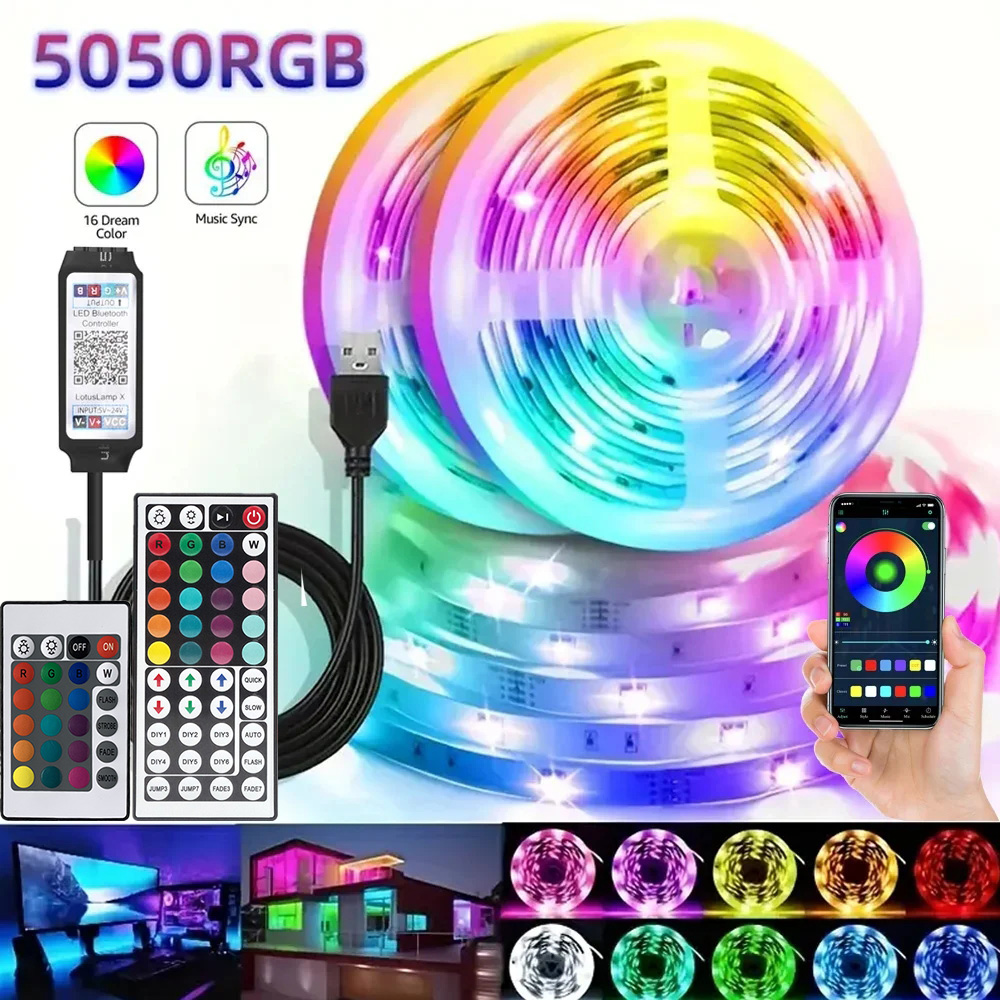 Tira de luces LED RGB intelige - Party Games App reseña y precio