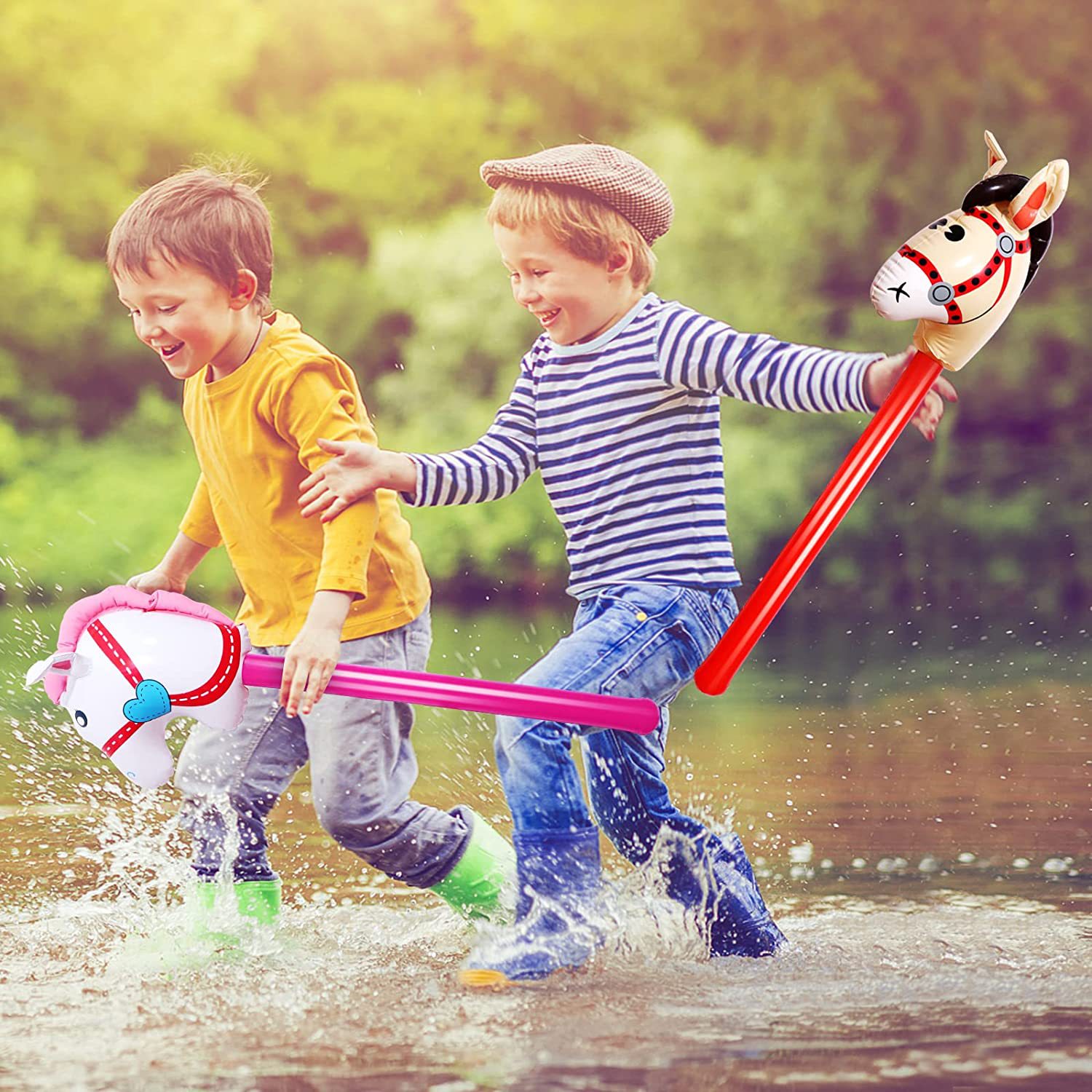 Palo de cabeza de caballo infl - Party Games Easter For Kids reseña y precio
