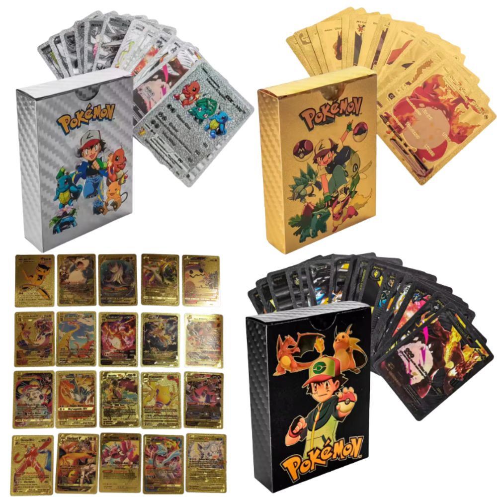 Nuevas 55 Cartas Pokémon Vmax  - Party Games Board Game reseña y precio