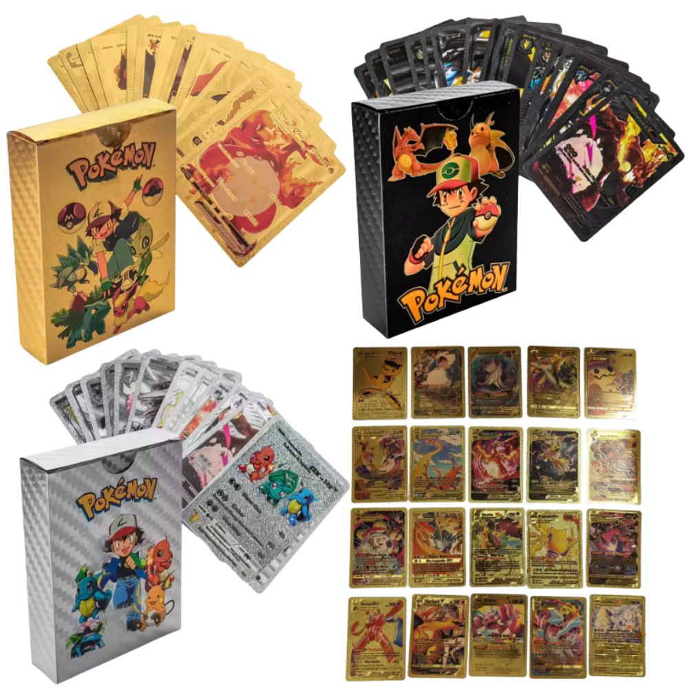 Nuevas 55 Cartas Pokémon Vmax  - Party Games Board Game reseña y precio