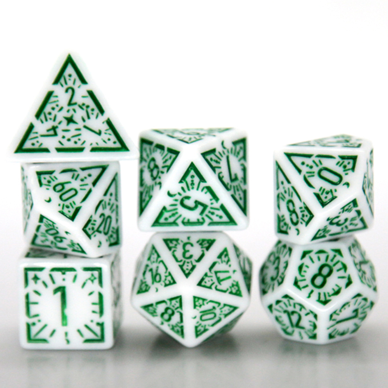 7 unids/set dados de múltiples - Party Games App reseña y precio
