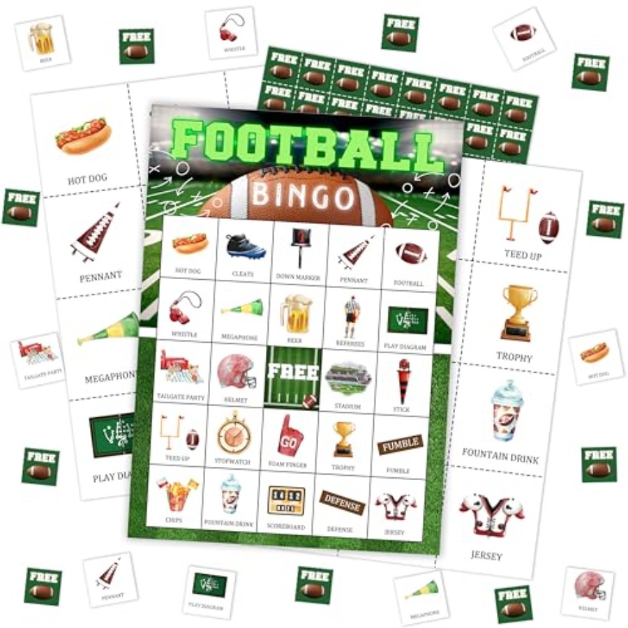 Tarjeta de juego de bingo para - Party Games Large Groups reseña y precio